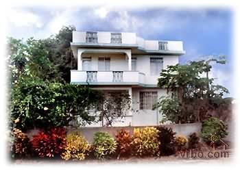 Front view of your lodge LE TAMARINIER - Flic en Flac, Mauritius Holiday Accommodation near Port Louis